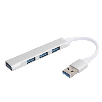 USB3.0 Hub 4 Port Aluminiumlegierung Adapter Konverter Ultrahohe Geschwindigkeit Splitter Zubehör