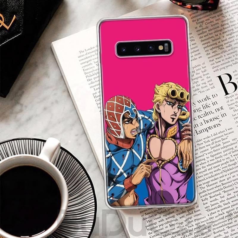 JoJo Adventure Giorno Giovanna Cover For Samsung Galaxy S8 S9 Plus S10 Lite Note 8 9 10 Pro 20 Ultra S7 Edge M11 M21 M32 M51 Pri