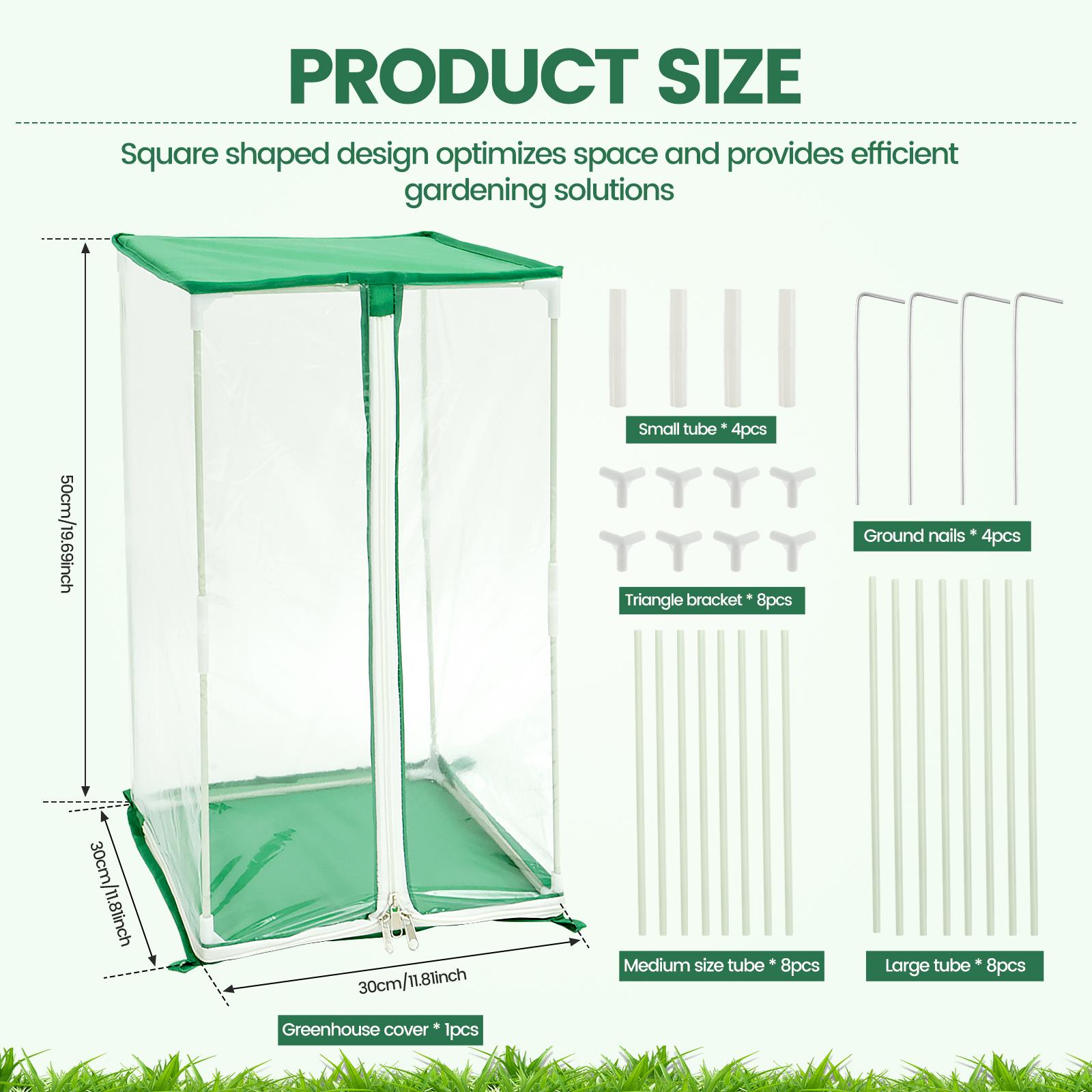 Plant Greenhouse Tent Clear PVC Foldable PopUp Greenhouse Plant Tent Flexible Multifunctional Mini Plant Tent for Indoor Outdoor