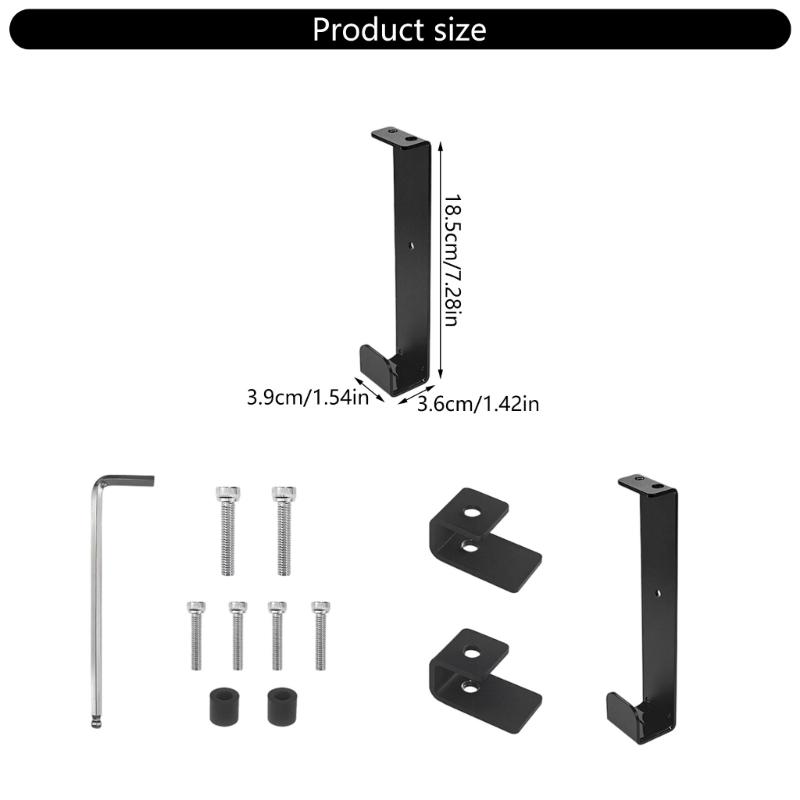 Strong Black Mild Steel Mounting Parenthesis for Rolling Tool Storage Structure
