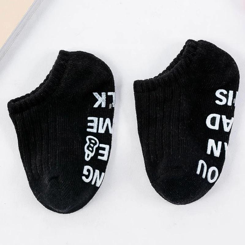 Cute Candy Color Stripe White Baby Floor Socks Summer Spring Thin Cotton Rubber Anti-slip Short Ankle Stockings for Boys Girls