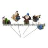 Resin Garden Gnome and Dwarf Figurines for Lawn and Courtyard Decor.