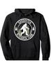Bigfoot Research Team Men's and Women's Logo Hoodie - Mysterious Creature Themed Pullover Sweater with Bigfoot Pattern, Super Soft