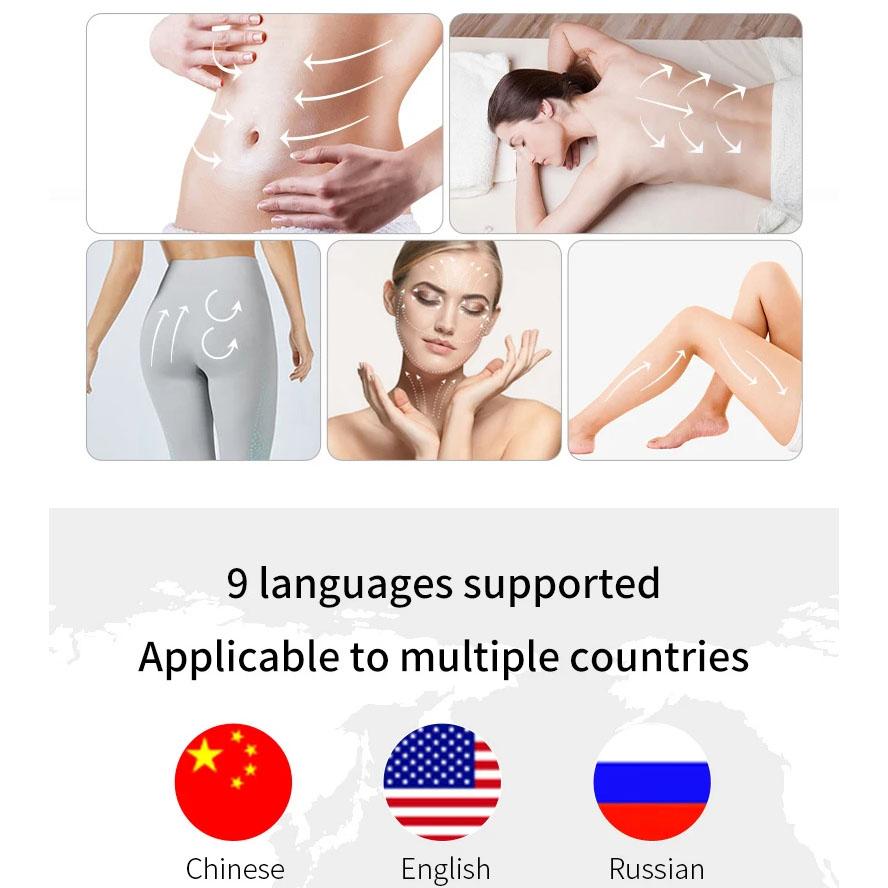 40K Ultrasonic Cavitation RF Machine for Body Facial Slimming Fat Reduction