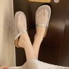 Summer Women Slippers 2026 New Flat Round Toe Outdoors Slippers Women Breathable Hollow Out Fashion Sandals Zapatos De Mujer