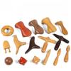 Rosewood & Chicken Wing Wood Triangular Massager for Neck, Waist, Back, and Foot