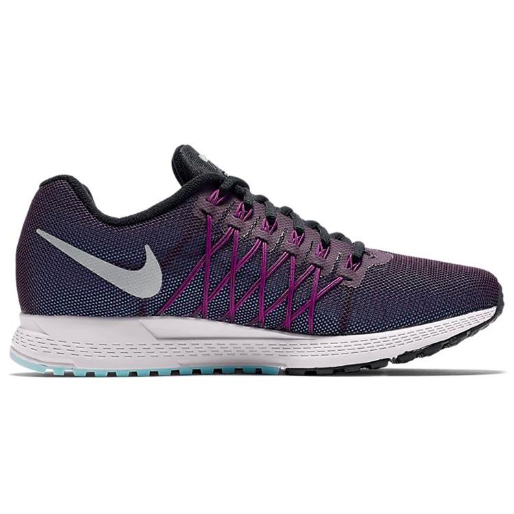 New Nike Air Zoom Prestige Cushioned Slip Resistant Low Top Running Shoes Women's Black Purple 806577-500