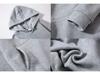 Trendy Cross-Border Couple Hoodies: Autumn/Winter Velvet Print with Kangaroo Pocket