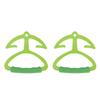 2PCS Grocery Bag Carrier Handle ABS TPR Holds 80lbs Comfortable Grip Plastic Bag Holder Handle for Carrying Shopping