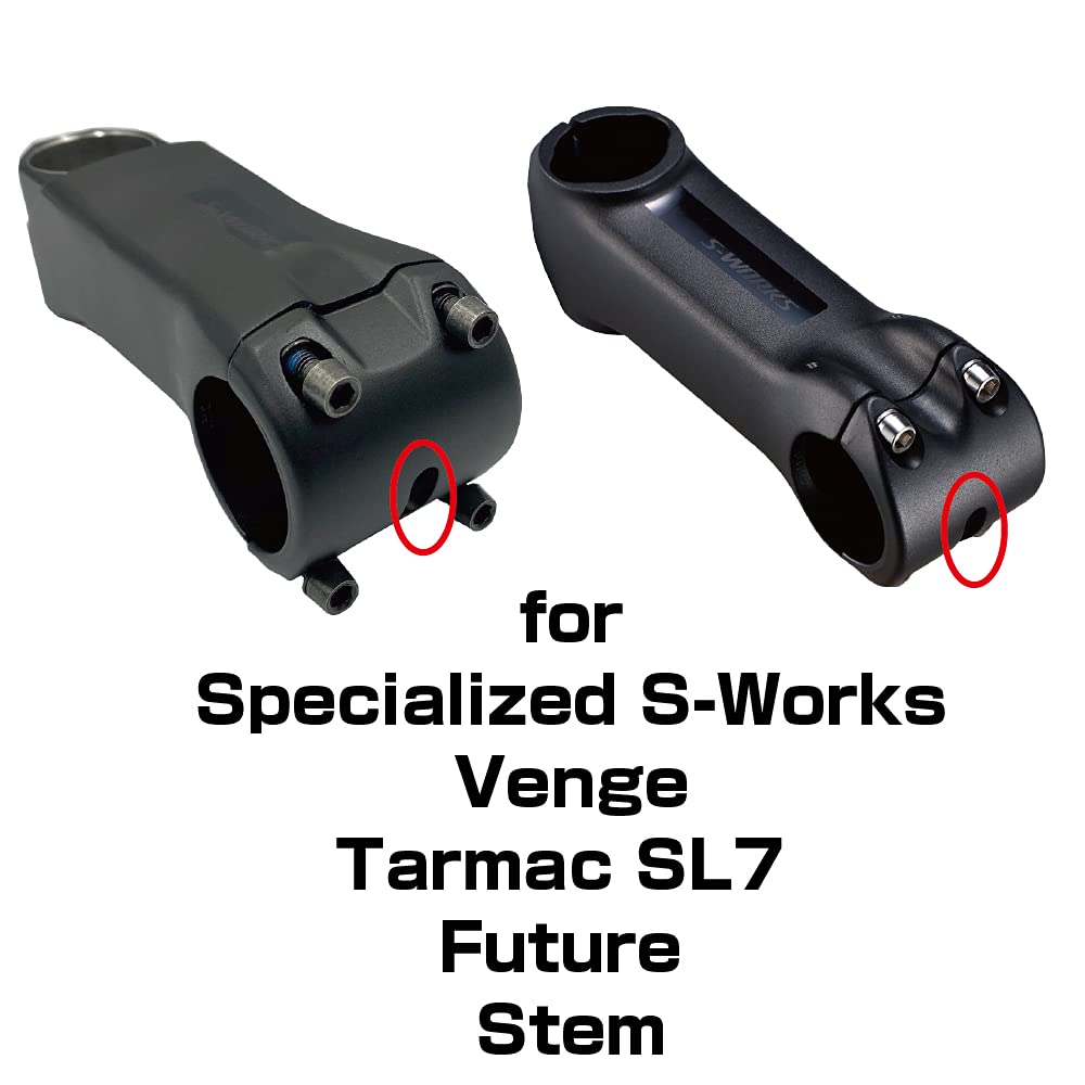 Specialized Venge Tarmac ROUBAIX Future Type Alpha Combo Mount with 10 Compatible with and GoPro HERO [RecMount] (S-Works Stem) (Compatible brands)