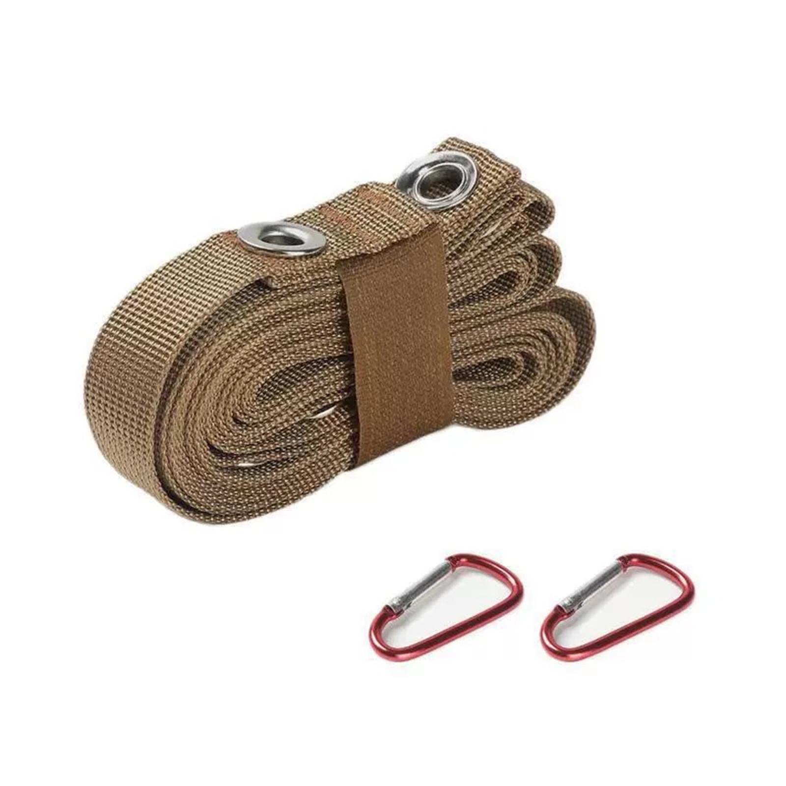 

Outdoor Camping Multi-functional Clothesline Rope, Tarp Extension Hanging Rope, Tent Guy Line, Travel Clothes Drying Rope One Size