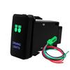 12V Winch Power Green Blue Button Switch Car LED Light Bar Compressor Aux ON OFF For Toyota Tacoma FJ Cruiser Highlande Hilux