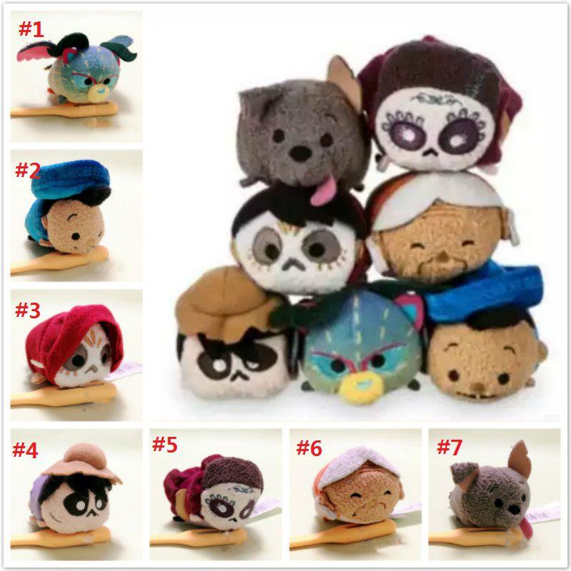 Disney Tsum Tsum Coco Mini Brinquedos de Pelúcia Bonecas com Pelúcia Macia e Enchimento de Algodão PP