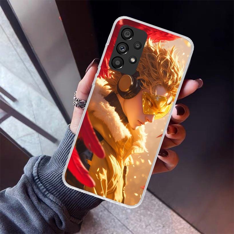 Hawks MHA My Hero A-Academy Phone Case For Samsung Galaxy A17 A57 A37 A16 A26 A36 A56 A15 A25 A35 A55 A14 A13 A54 A53 A34 A24 A3