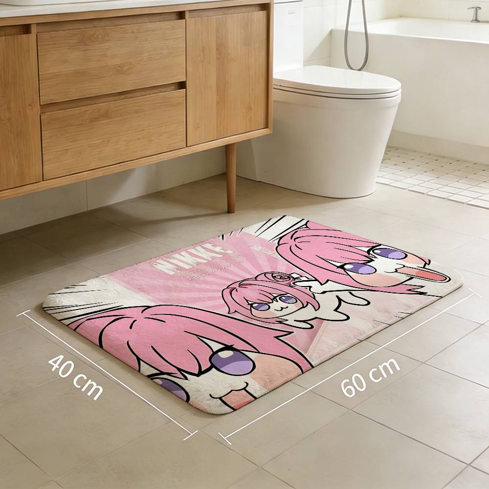 Doro NIKKE The Goddess of Victory Game Floor Mat Rectangle Anti-slip Home Soft Badmat Front Door Indoor Outdoor Mat Welcome