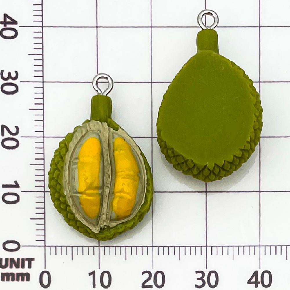 15-Color Resin Cartoon Fruit Pendants: Watermelon & Apple Charms for DIY Jewelry