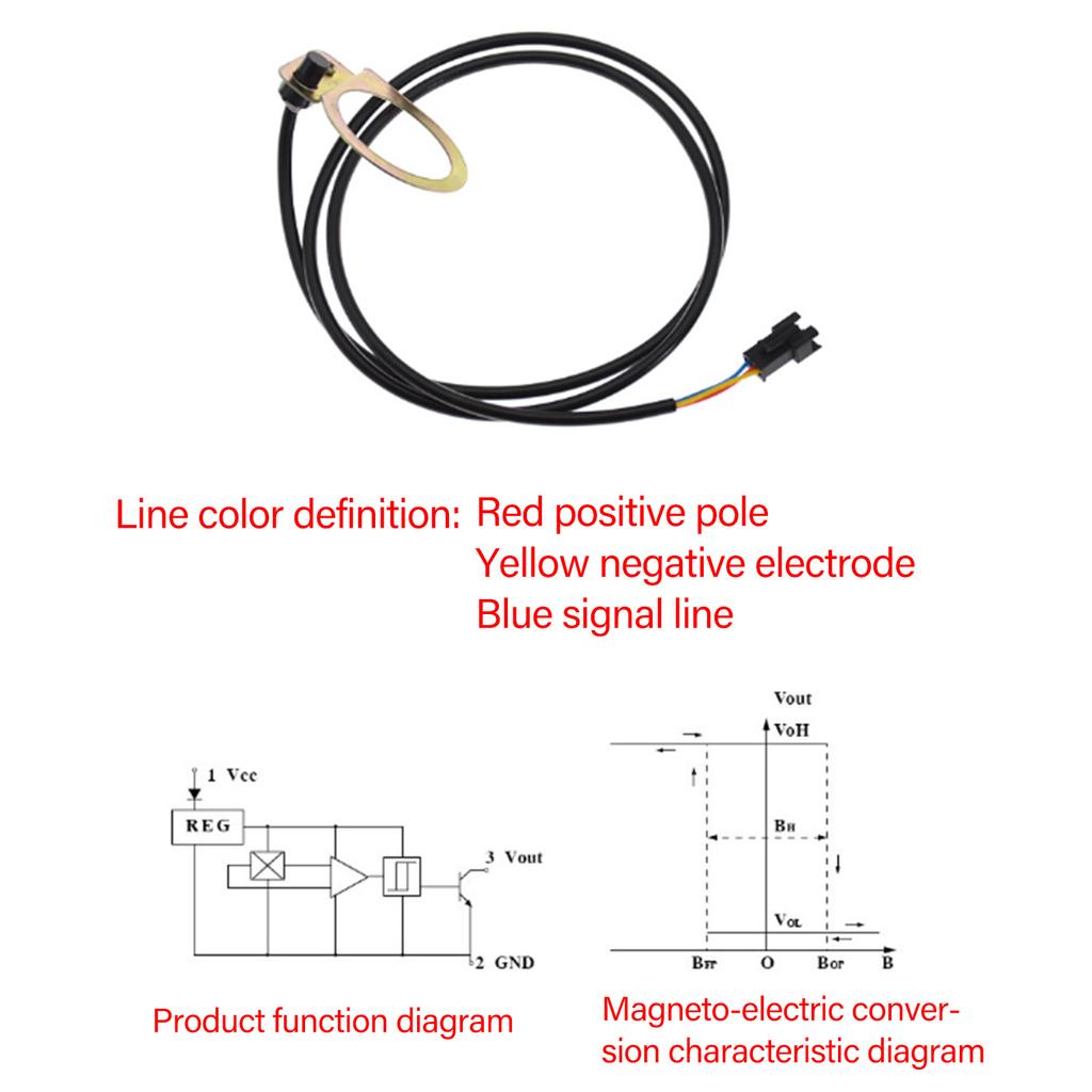 High Accuracy Magnetic Pedals Assist Sensors 5 8 12 Magnets Speed Sensors Enhancing Cycling Efficiency