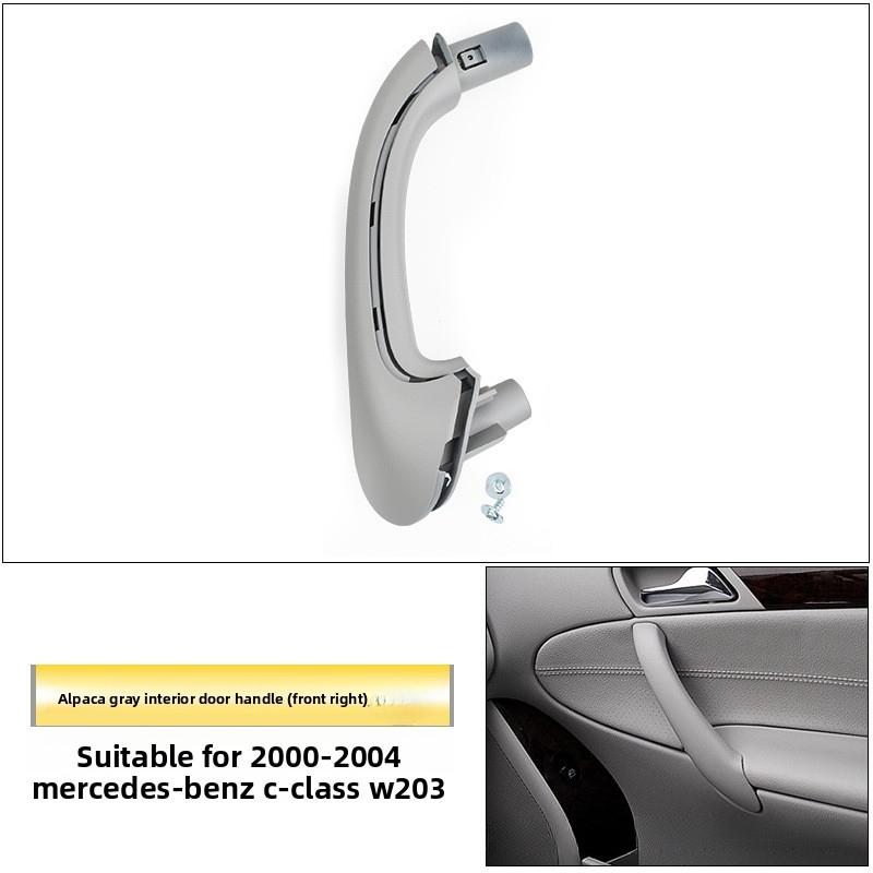 Car Inner Door Handle Trim Pull Grab Panel Handle 2038101551 2038101651 for For Mercedes Benz C-Class W203  2000-2007 Fit 4-Door Sedan Only