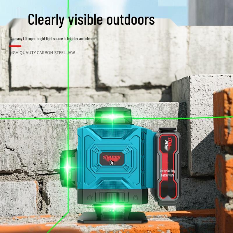 2025 High Precision Infrared Laser Level: Outdoor Automatic Leveling with Fine Line and Strong Light