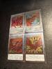 Yu-Gi-Oh! Black Rose Dragon Trading Flash Cards 4pcs/Set DIY Collectible Signature Anime Cartoon Gift Self-Control Gilded