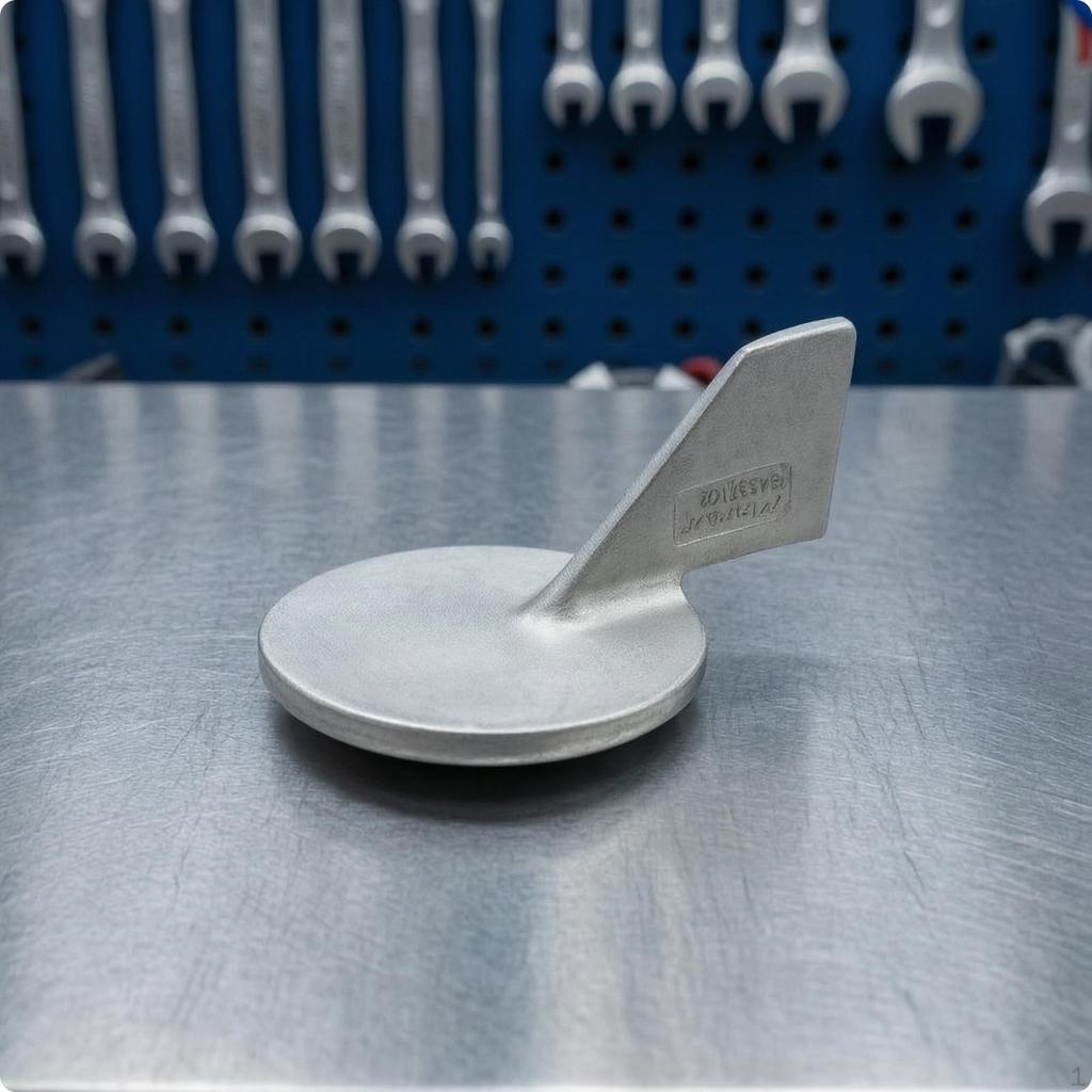 Outboard Anode Aftermarket Sacrificial Metallic-Finish for Boat Owners