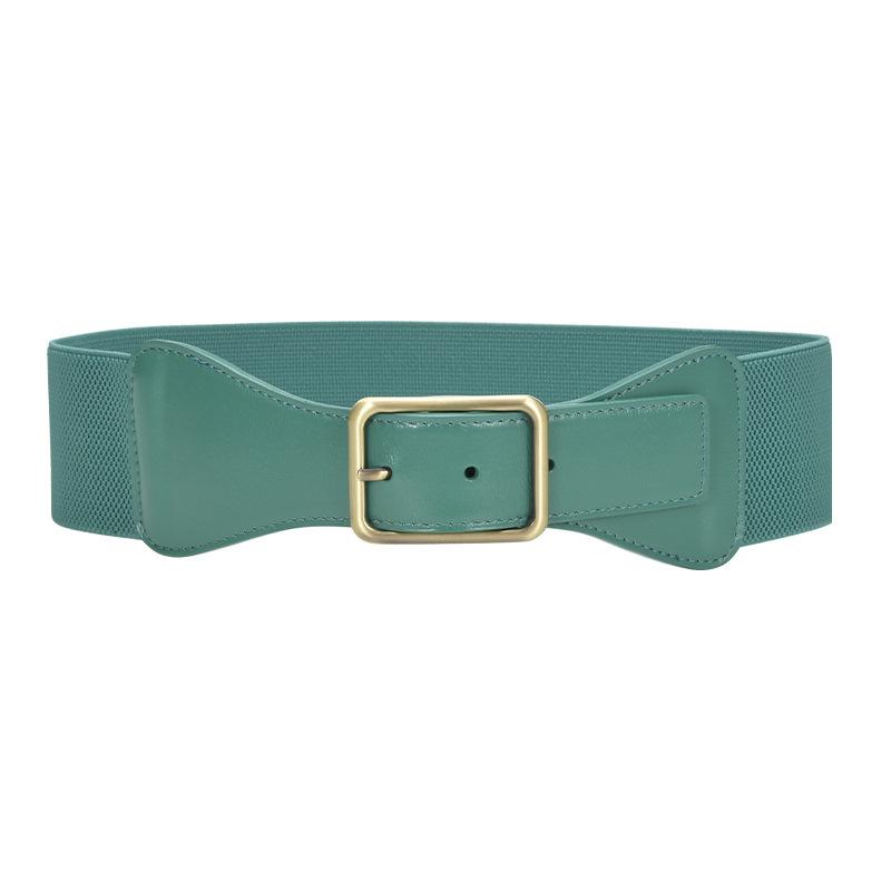 Elastic Belt Women'S Personalized Dress Suit Decorative Temperament Waist Seal Elastic Belt Leather Belt
