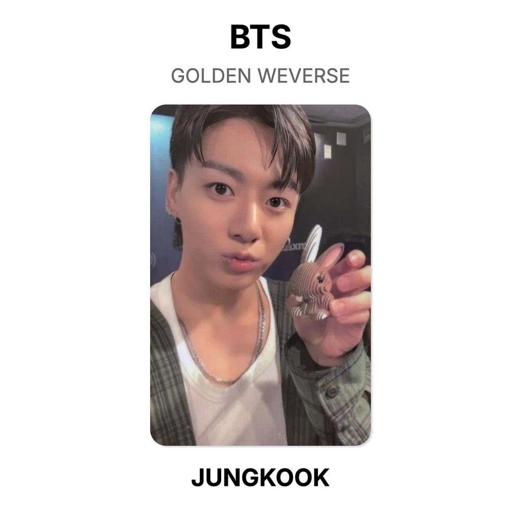 BTS GOLDEN WEVERSE Official Photocard