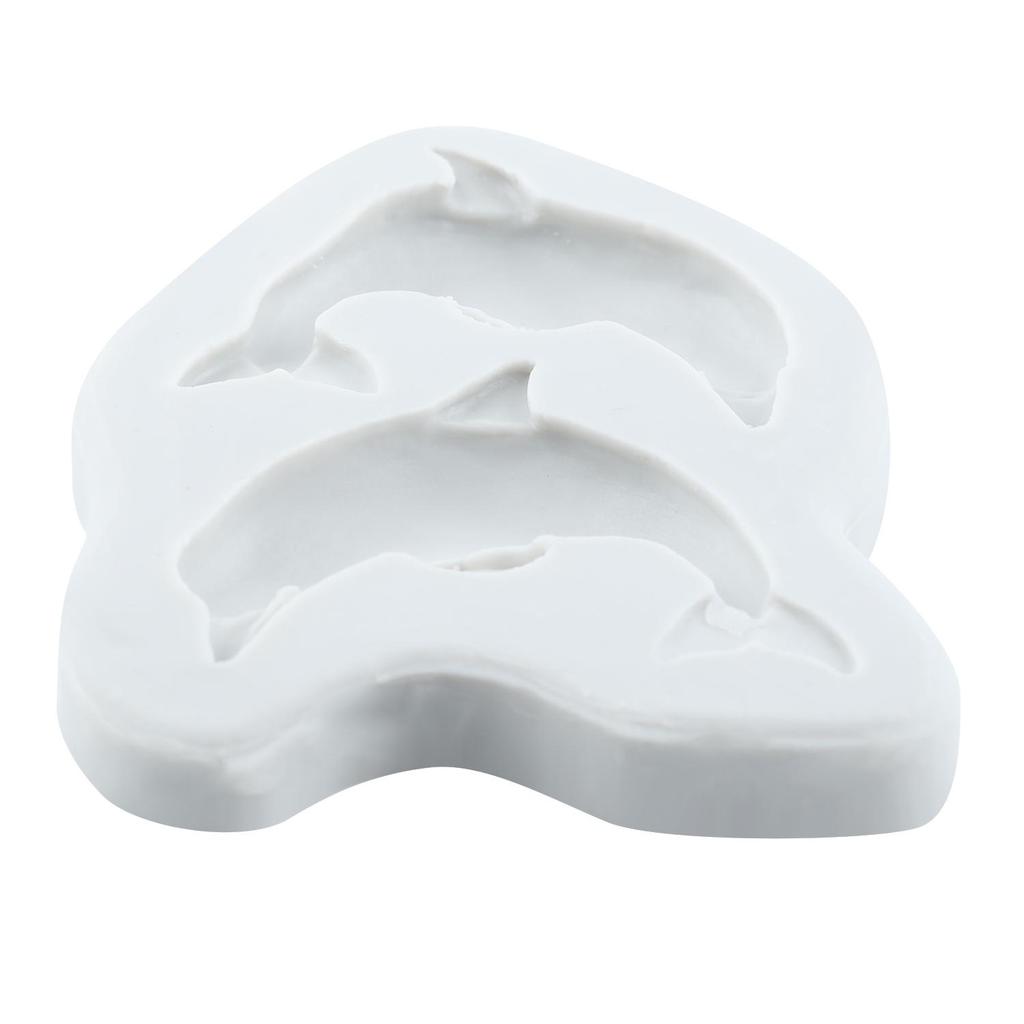 Marine Theme Silicone Mold Dolphin Conch Octopus Fondant Molds Cake Decorating Tools Theme Cake Dessert Decorated Chocolate Candy Mold