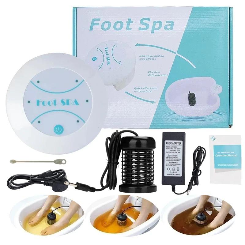 Foot Detox Ionic Spa Machine Foot Bath Spa Detoxification Massager Mini Footbath Without Basin Therapy Arrays Aqua Massage Care