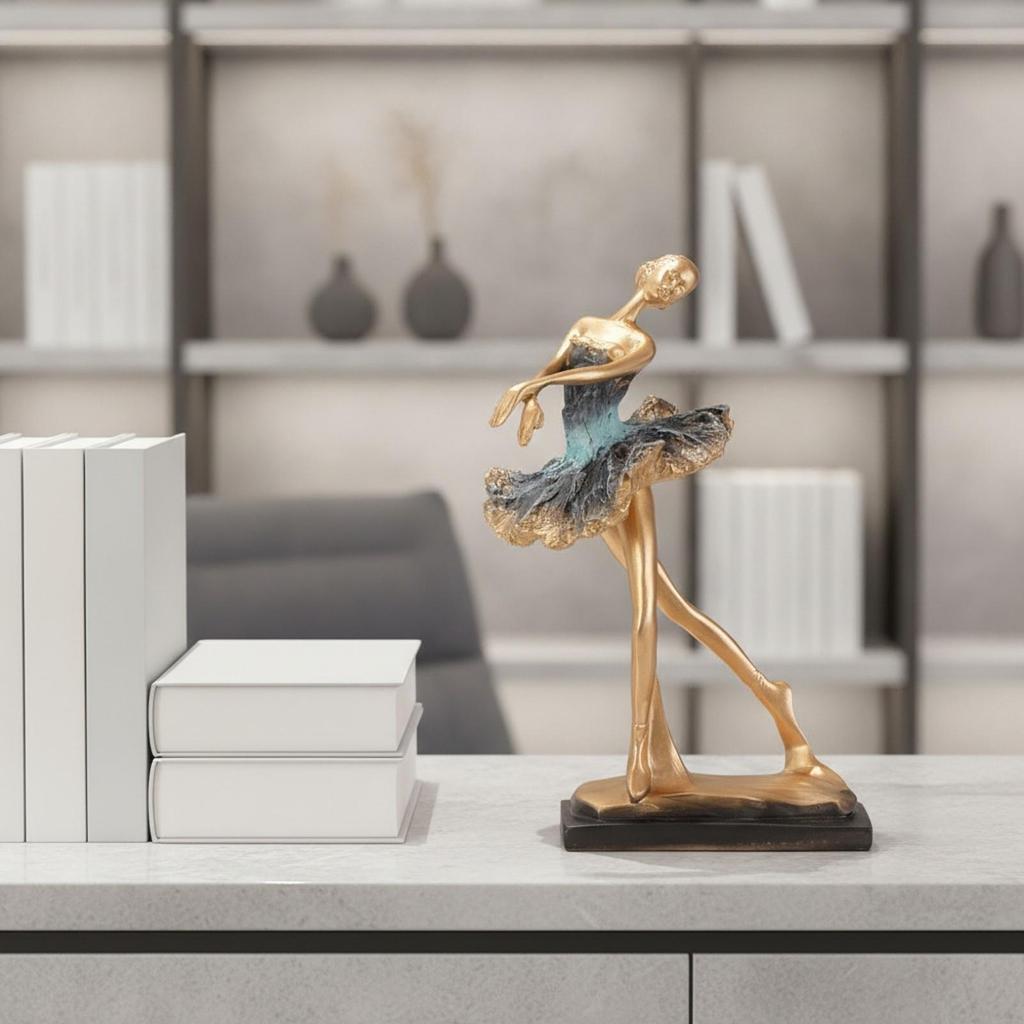 Ballerina Figurine Decorative Statue Elegant for Dance Studio Owners