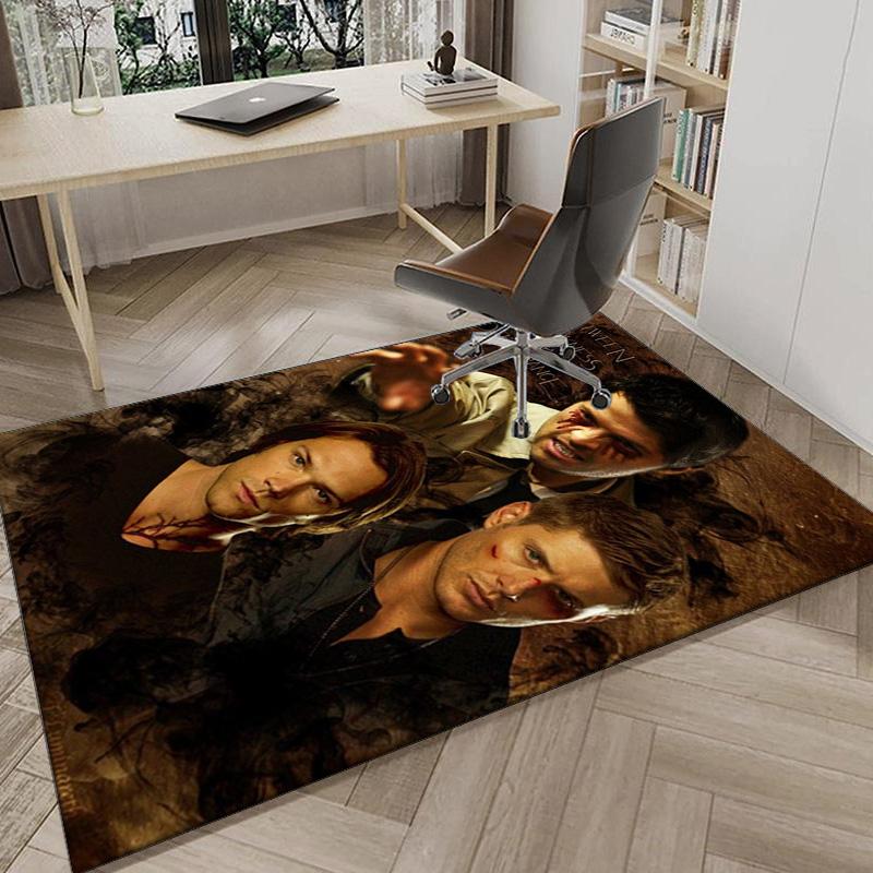 Super-natural Darkness Deliverance Carpet, Chair Rug,Rug for Office Bedroom Living Rooms, Doormat Decor Fan Gift Christmas Gift