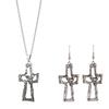 Brincos Religiosos da Moda Brincos Pendentes Colar com Pingente Colar Religioso Adequado para a Mulher Moderna Presente