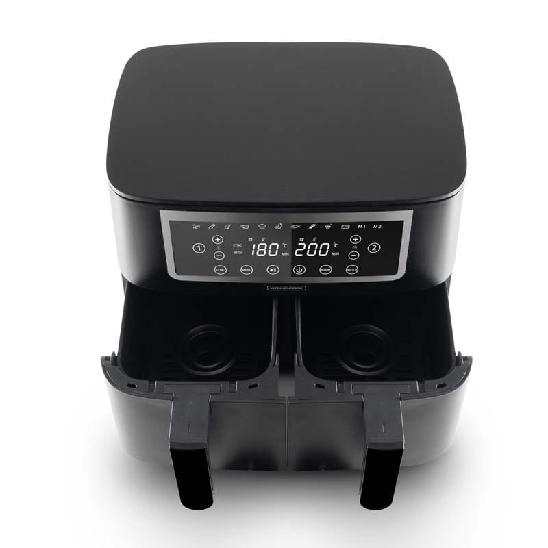 Kitchencook AIRMED8 Doppel-Heißluftfritteuse