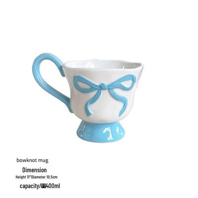 Shangqi Bow Knot Footed Ceramic Mug