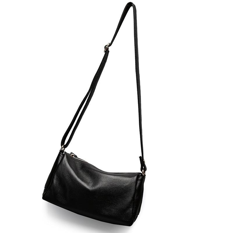 Genuine Leather Women's Bag Single-shoulder Crossbody Casual Small Bag Simple Soft Leather Crossbody Bag