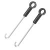 2pcs RC Connecting Rod Professional Replacement RC Lower Linkage Rod for WLtoys K200 RC Aircraft