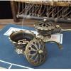 Alloy Lotus Hand Stove Small With Cover Incense Burner Hollow Out Retro Copper Brass Incense Holder Camping Garden