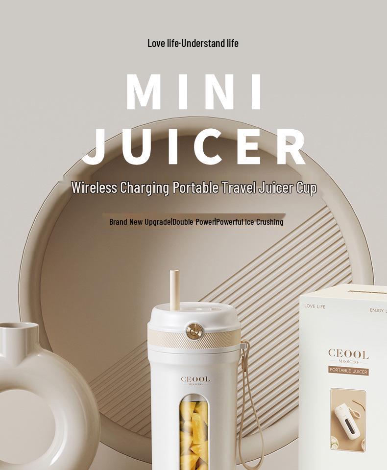 CEOOL Miss President Hordozható Mini Multifunkcionális Gyümölcscentrifuga és Jégzúzó