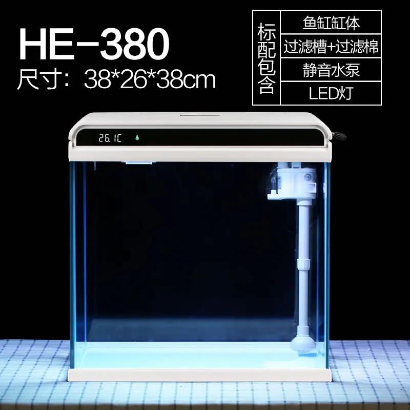 

Стеклянный аквариум, аквариум для рыбок, вивариум для гостиной, маленький аквариум-коробка, аквариум для рыбок для офиса и дома, настольный, песеры, товары для рыбок