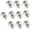 10pcs Stainless Steel Squid Jig Hooks Sea Fishing Fishhooks - 040