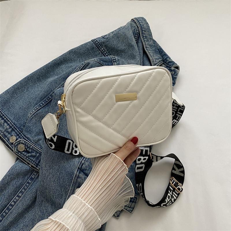 Stylish Small Square Bag For Women In Black White Purple Brown Perfect For Casual Commuting