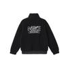 Nike Giacca Nsw Swoosh in Peluche con Collo Alto da Donna Giacche Nero DR5629-010