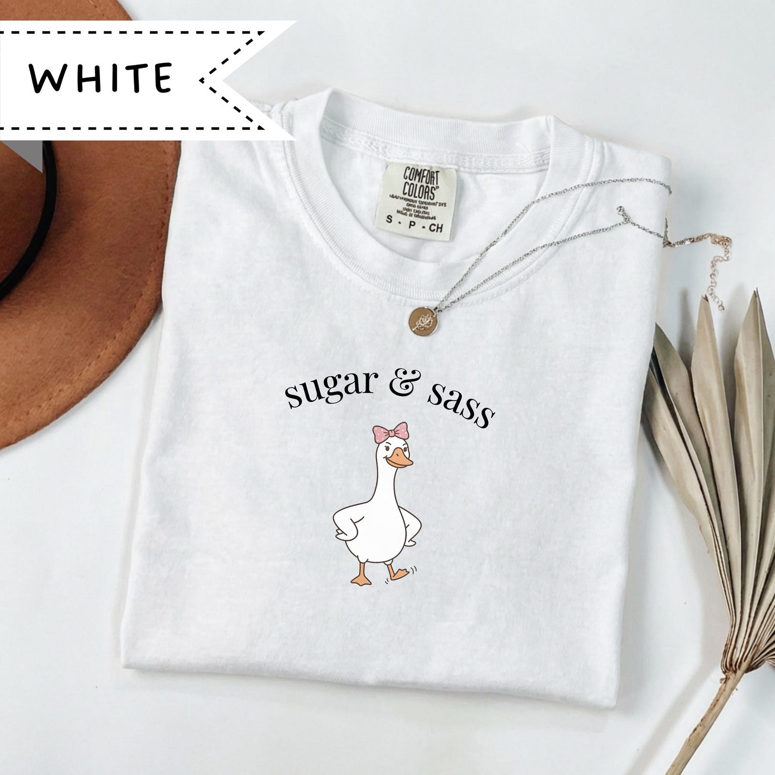 Sugar & Sass Comfort Colors® Silly Goose Graphic Tee, Girl Mom Shirt, Funny Mama Gift S