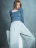 RENNESMIA Elastic Waist Wide Pants_Gray