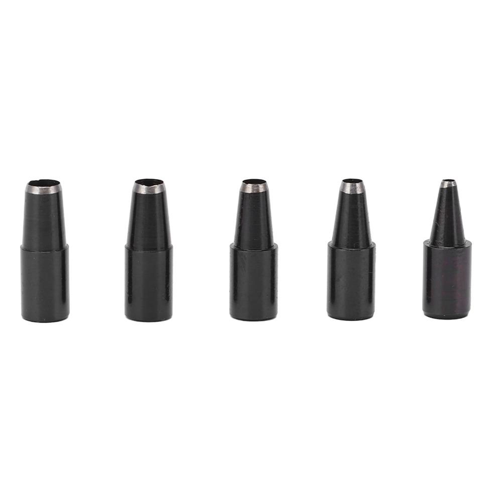 7pcs 1.5/2/2.5/3/3.5/4mm Tips Leather Hole Puncher Automatic Leather Punch  For Beginners