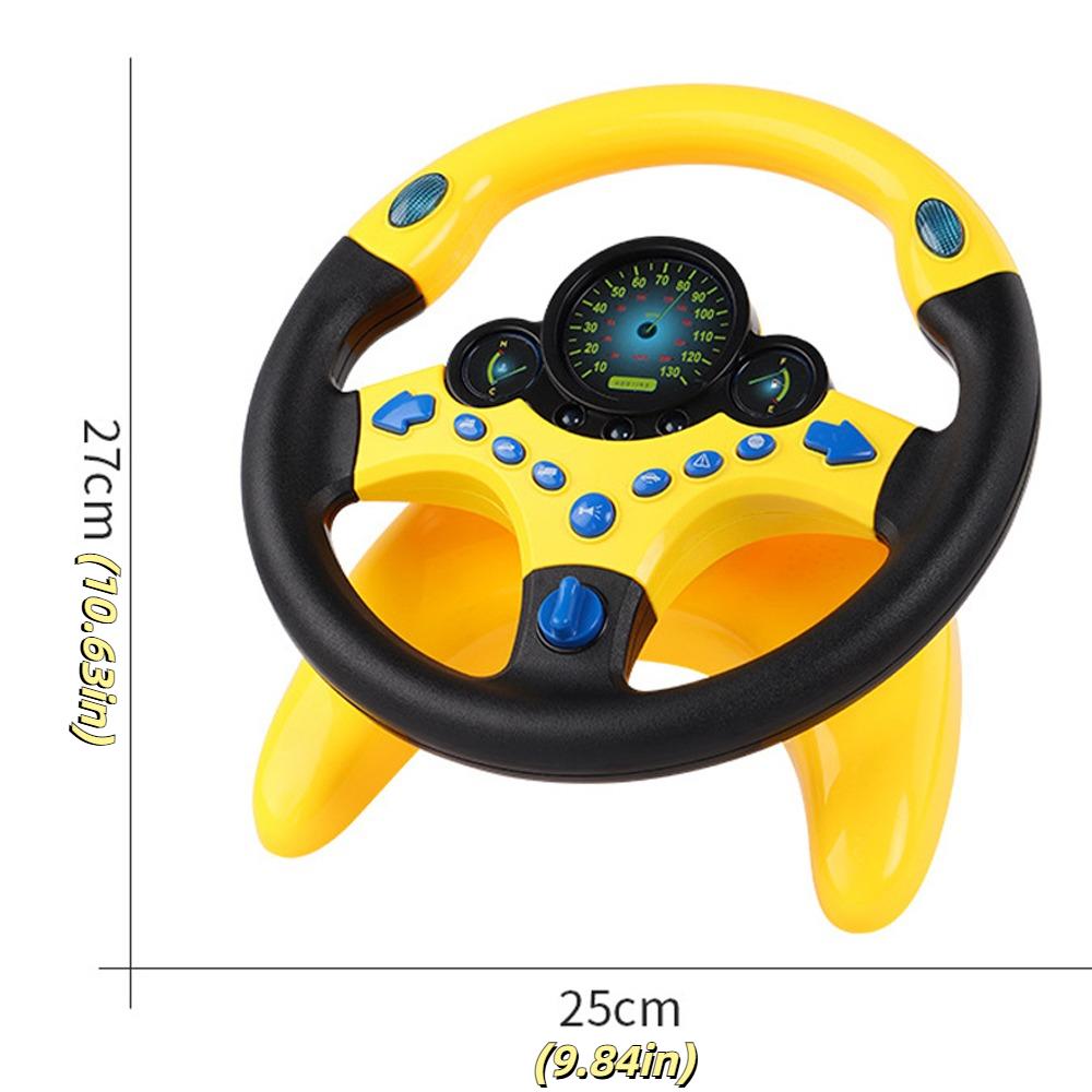 Multi Functional Simulation Steering Wheel Toys Montessori Simulate Driving Car Toy  Kids Toys