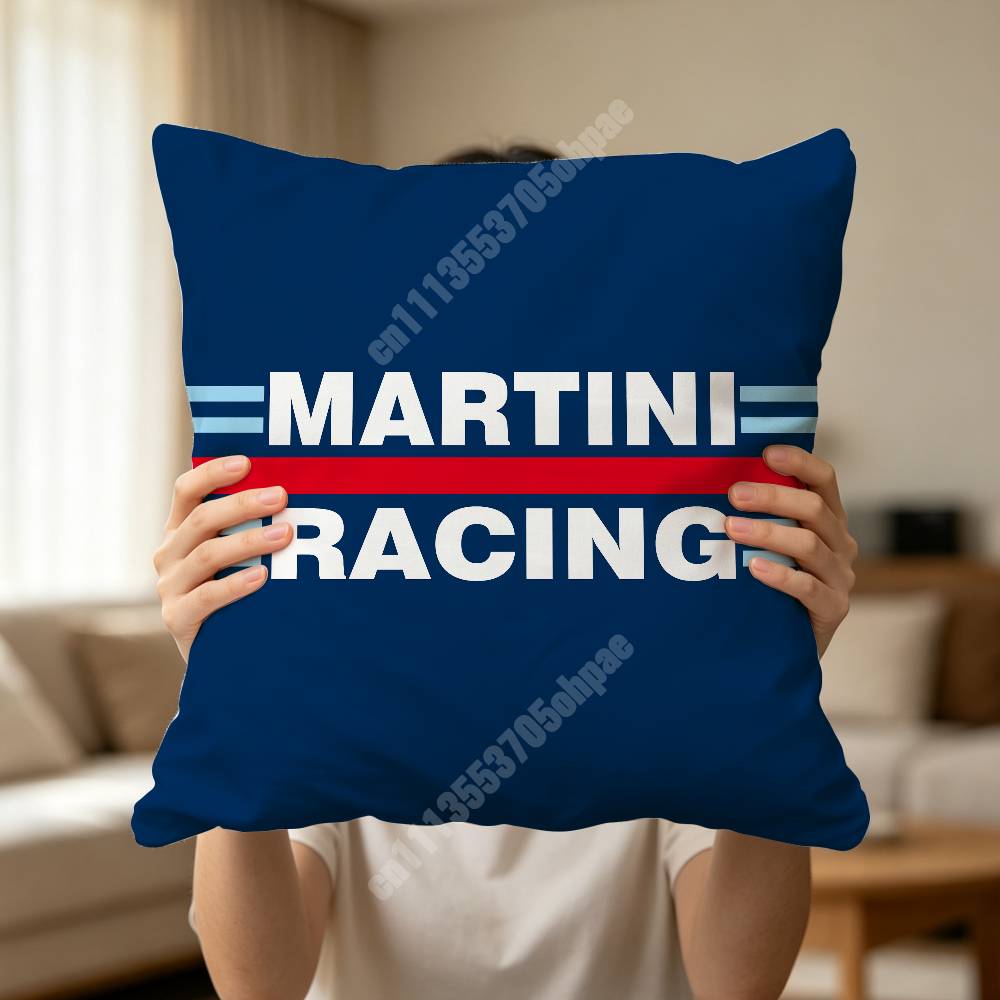 MMartiniS Racing-Lackierung Streifen Kissenbezug Kissenhülle Sofa Couch Moderne Wohnungseinrichtung Familienmöbel