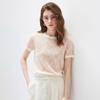 Komom Boca 2026 Spring/Summer Women's Short Sleeve Knit T-Shirt