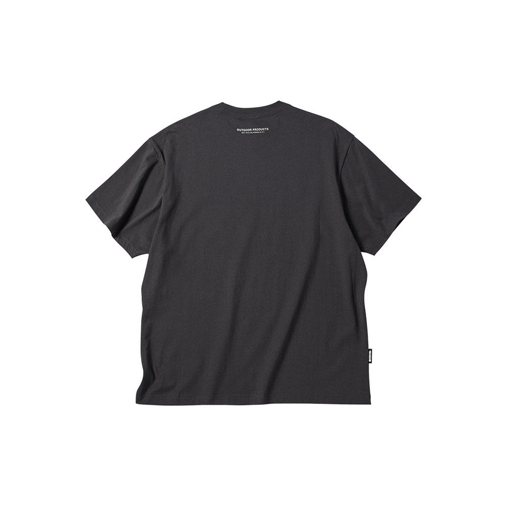 OUTDOOR PRODUCTS Loose Fit Mono Standard Logo T-Shirt (Charcoal)