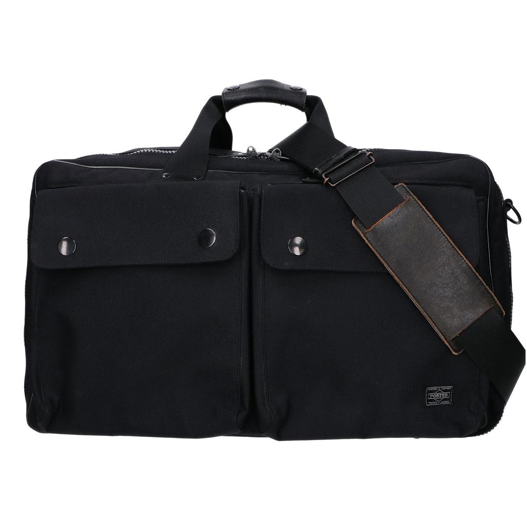 Porter 512-09417 ANGLE 2WAY DUFFLE BAG 2WAY Duffel Bag/ Boston Bag blackUsed